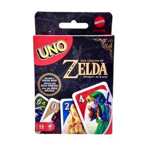 New Sealed UNO The Legend of Zelda Card Game Mattel Special Rule Collectible